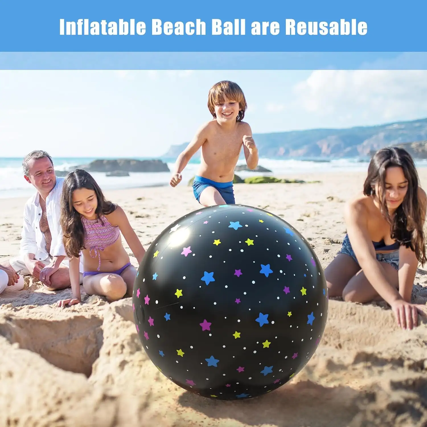 Giant Beach Ball, Bbeach Balls 24 inch - 71srnqa9cbl._ac_sl1500_